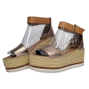 See By Chloe Glyn Espadrilles Platform Wedge Heels